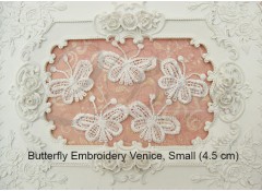 Embroidery Motif - Butterfly (Small, pack of 10)